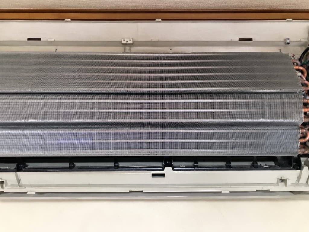 Clean AC evaporator after cleaning